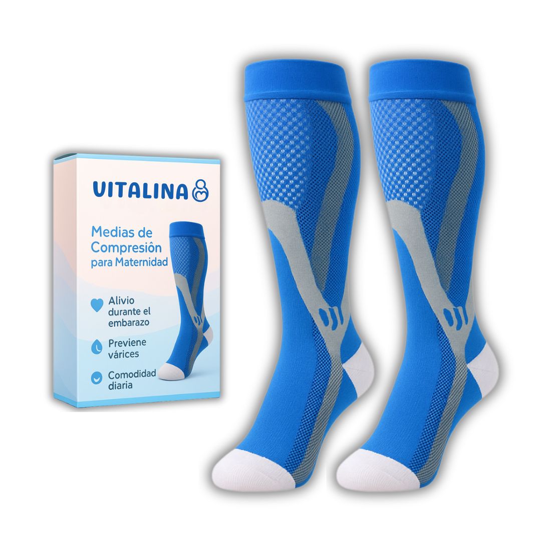VITALINA™ - Calcetines Antihinchazón para Embarazo