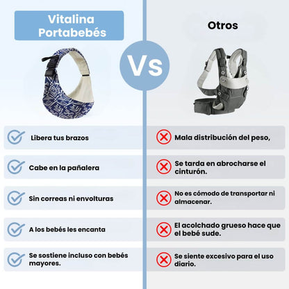 Vitalina Portabebés - Comodidad para ti y tu bebé